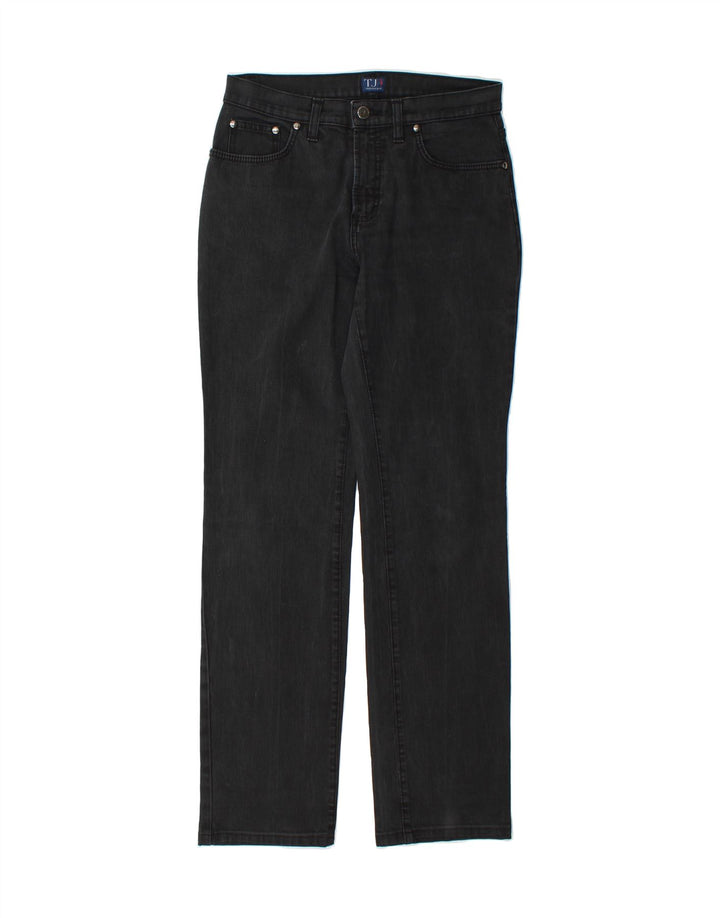 TRUSSARDI Womens Straight Jeans W29 L32 Black Cotton Vintage Trussardi and Second-Hand Trussardi from Messina Hembry 