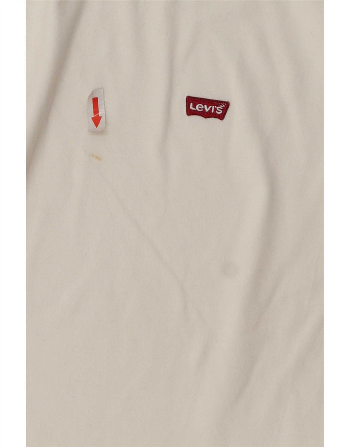 Levi's muška standardna majica kratkih rukava Srednje bijeli pamuk