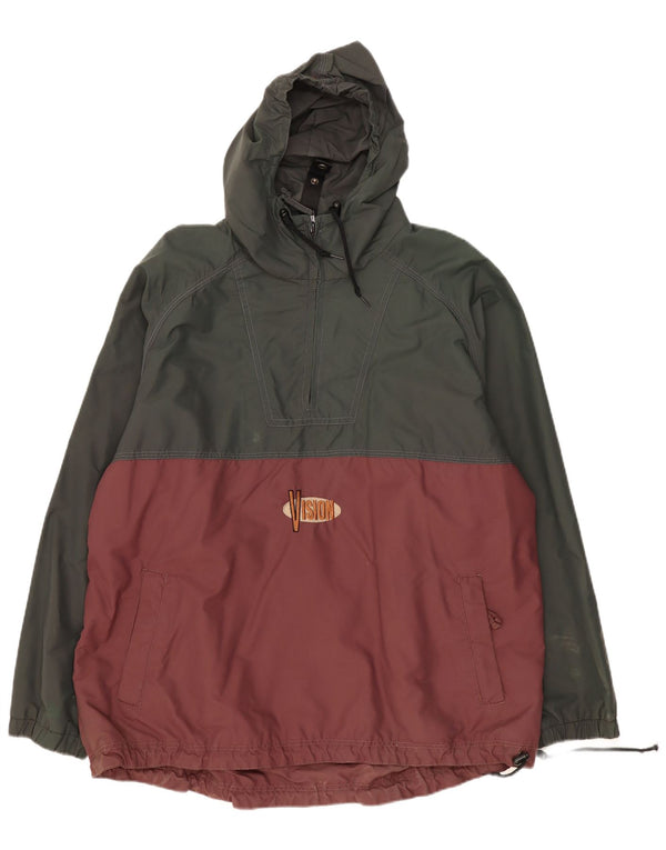 Vision Street Wear muški pulover kišna jakna UK 42 XL kaki boja