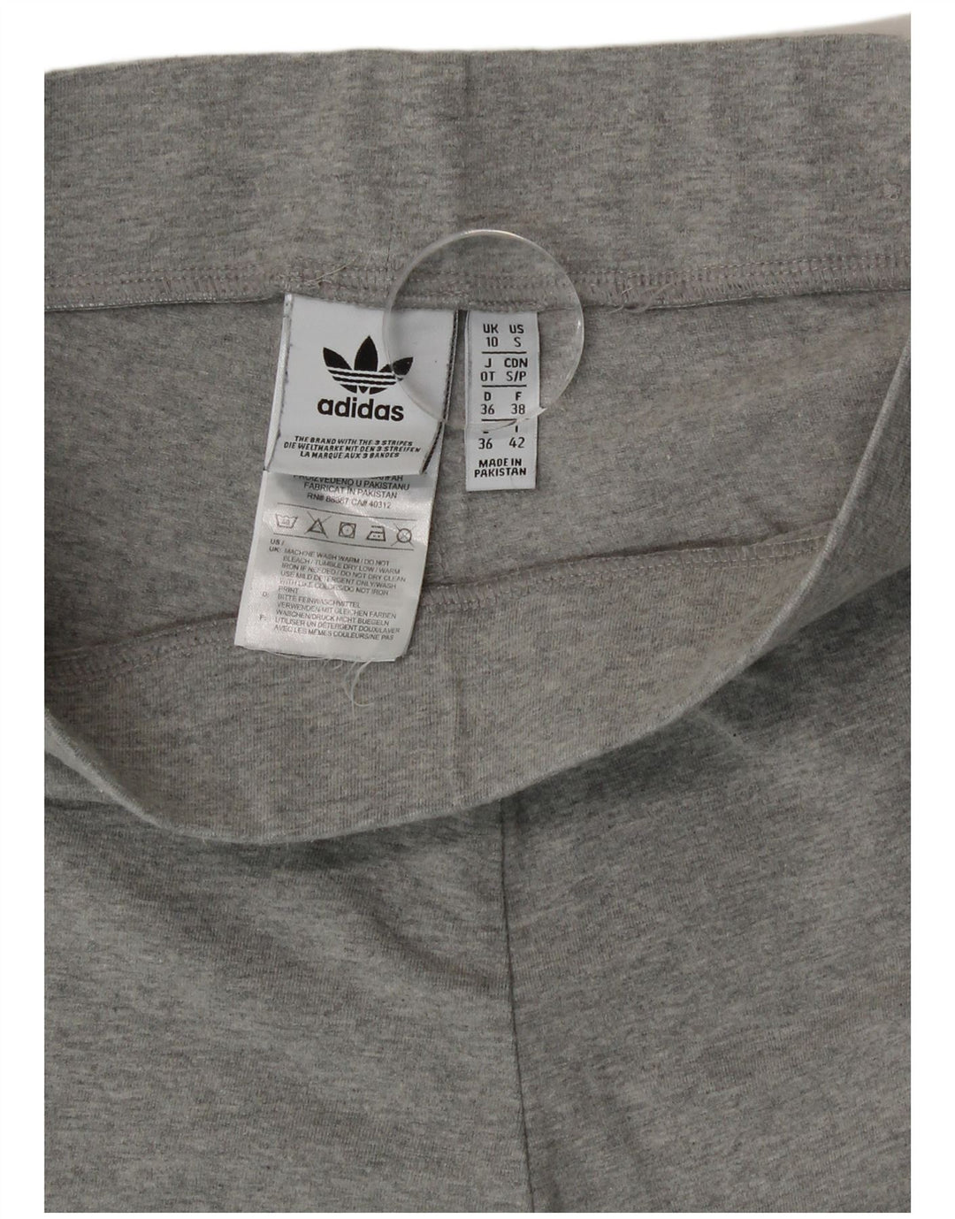 Adidas ženske tajice UK 10 male sive pamučne