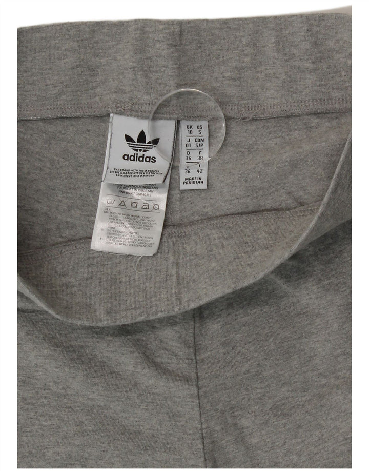 Adidas ženske tajice UK 10 male sive pamučne