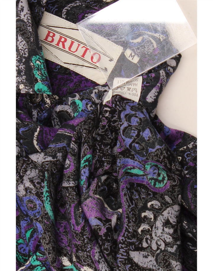 VINTAGE muška košulja kratkih rukava srednje raznobojna paisley viskoza