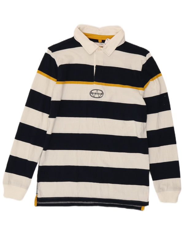 Marks & Spencer Ragbi polo majica za dječake 12-13 godina tamnoplava na pruge