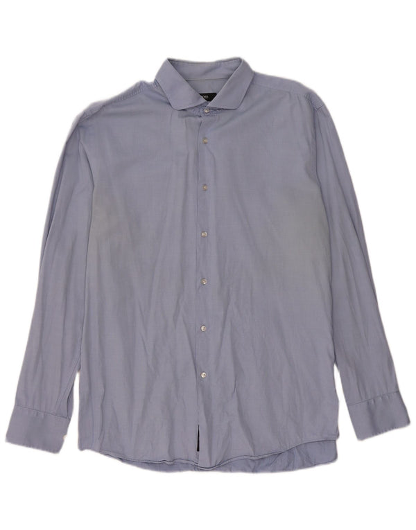 Hugo Boss muška uska košulja veličina 43 17 XL plava
