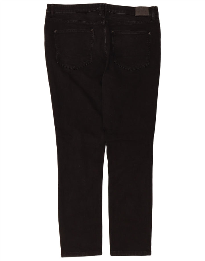 Jack Wills muške uske traperice W36 L30 crni pamuk