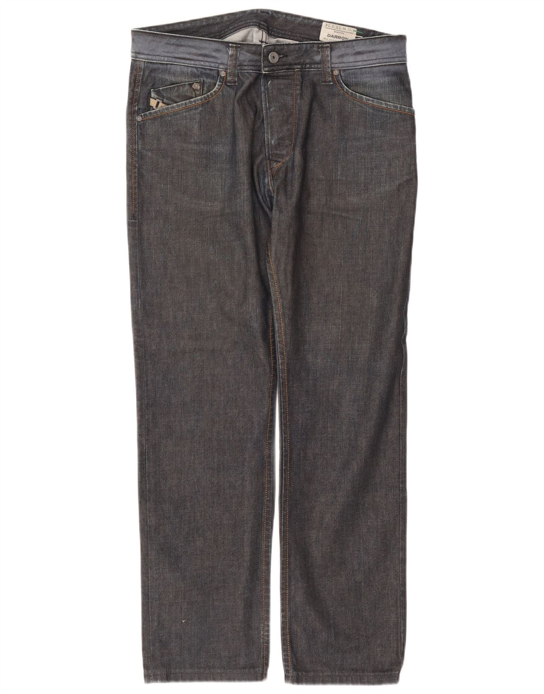 Diesel muške ravne traperice Darron W33 L30 sivi pamuk
