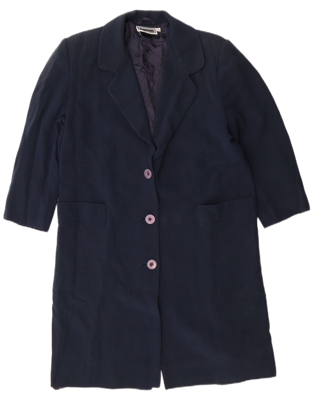 LUISA SPAGNOLI Ženska jakna s 3 gumba UK 14 Srednje tamnoplava