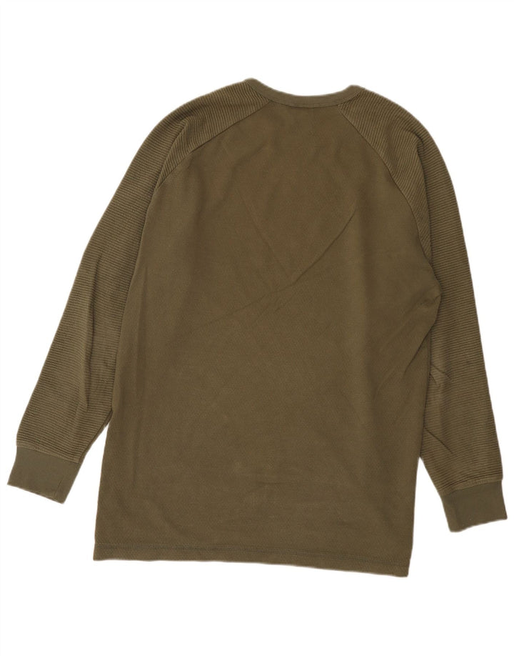 G-Star muška majica dugih rukava, veliki kaki pamuk