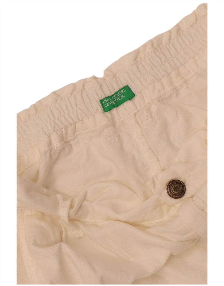 Benetton muške chino kratke hlače W28 male bijele