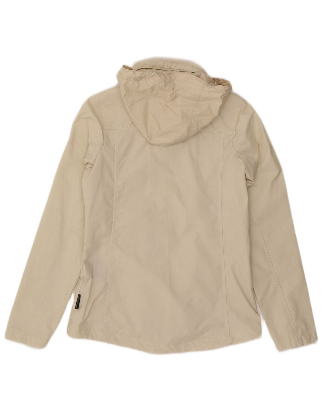 Jack Wolfskin ženska kišna jakna s kapuljačom UK 6 XS Off bijeli poliester