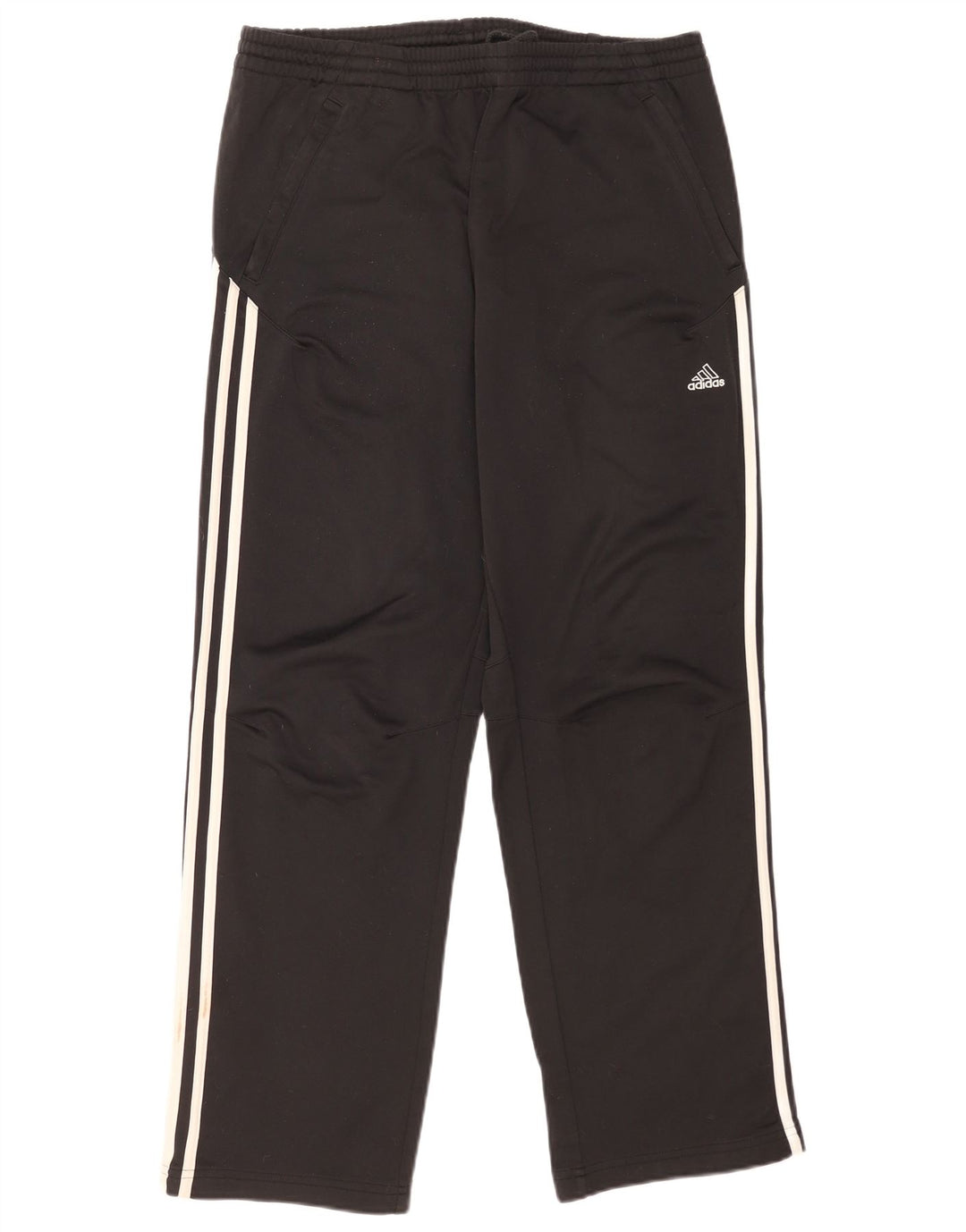 Adidas muške trenirke srednje crne poliesterske hlače