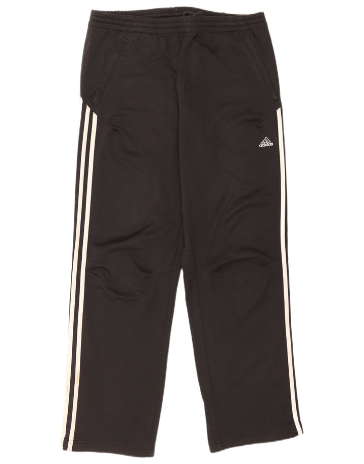 Adidas muške trenirke srednje crne poliesterske hlače