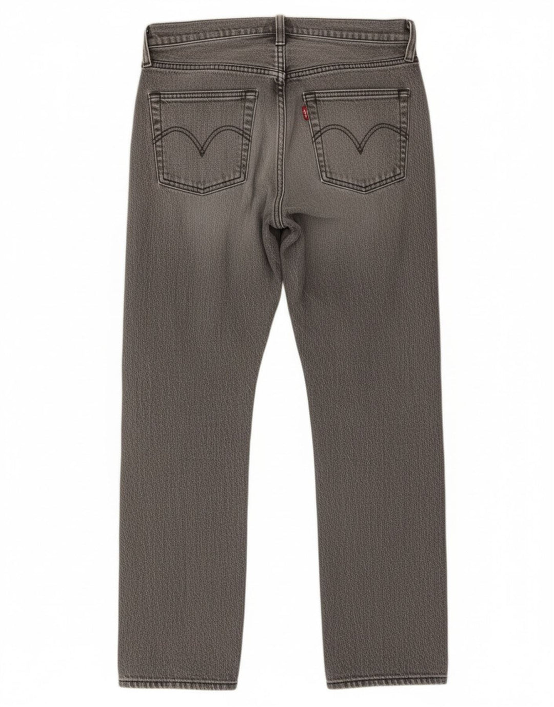 Levi's ženske 501 ravne traperice W27 L28 sivi pamuk