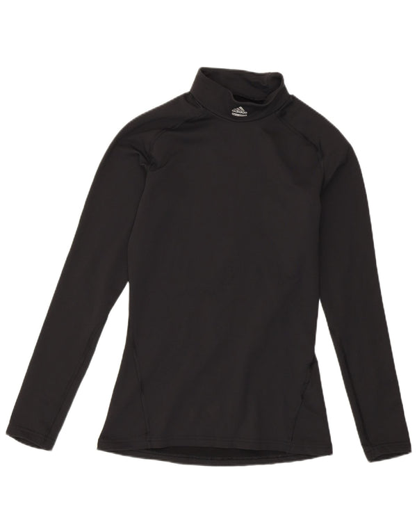 Adidas Climawarm ženska majica dugih rukava UK 8 Mala crna najlonska majica