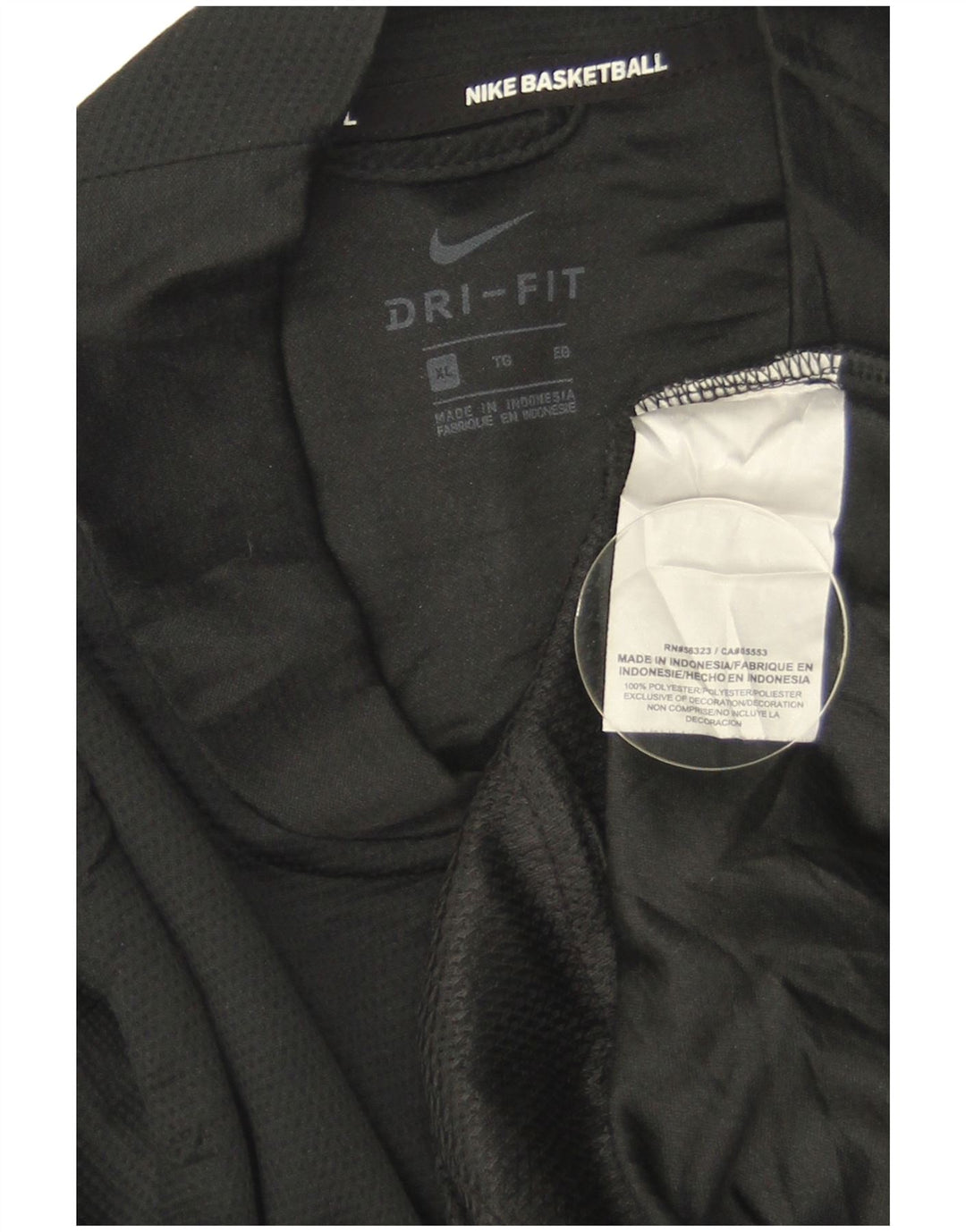 Nike Dri Fit trenirka gornja jakna XL crni poliester