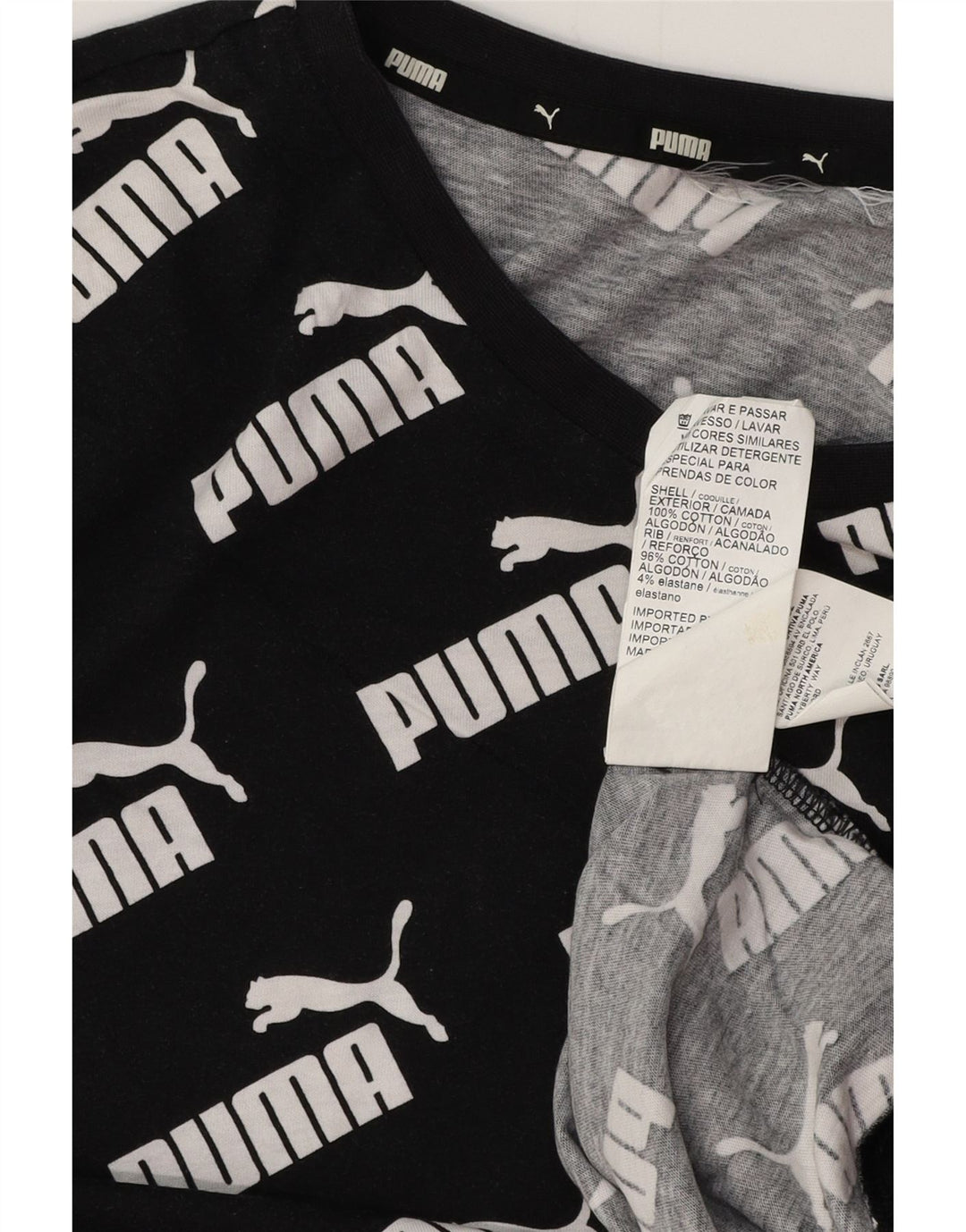 PUMA muška majica kratkih rukava srednje veličine, crni pamuk
