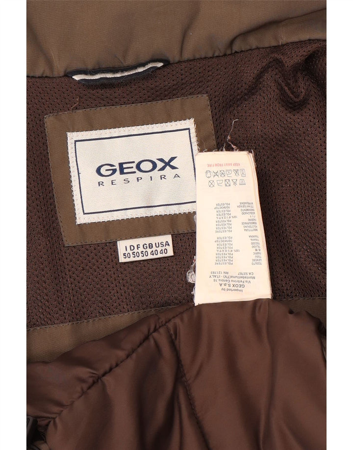 Geox muška bomber jakna Respira UK 40 veliki smeđi poliester