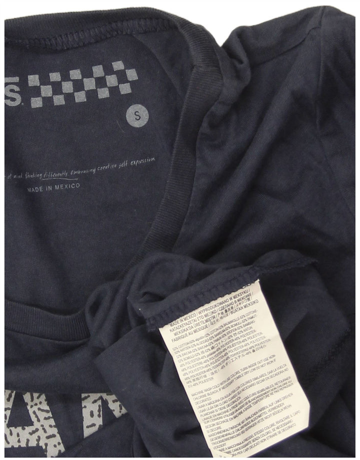 VANS Ženska majica kratkih rukava s grafičkim motivima UK 8 Mala tamnoplava pamuk