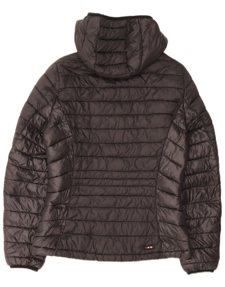 Napapijri ženska podstavljena jakna s kapuljačom UK 14 srednji crni poliamid