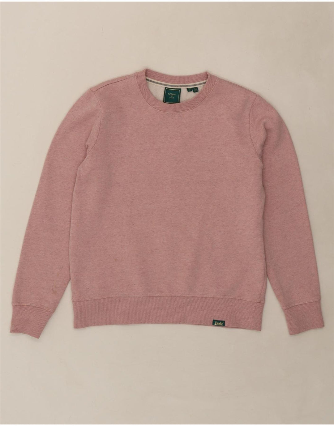 SUPERDRY Womens Sweatshirt Jumper UK 8 Small Pink Cotton Vintage Superdry and Second-Hand Superdry from Messina Hembry 