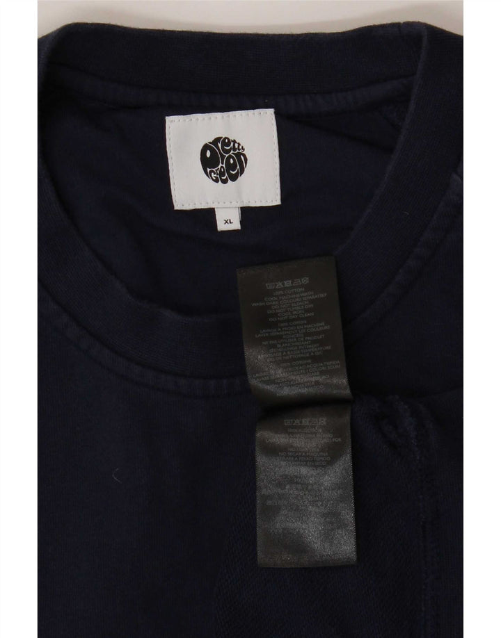 Pretty Green muški džemper XL tamnoplavi pamuk