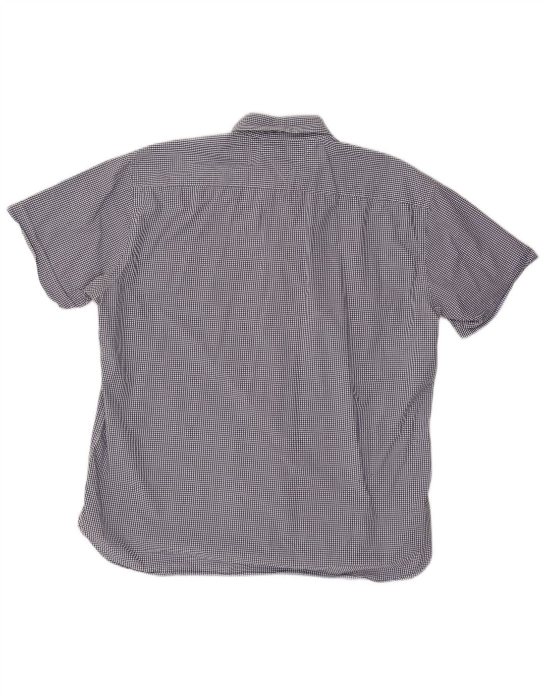 TOMMY HILFIGER Muška košulja kratkih rukava 2XL plavi pamuk od ginghama