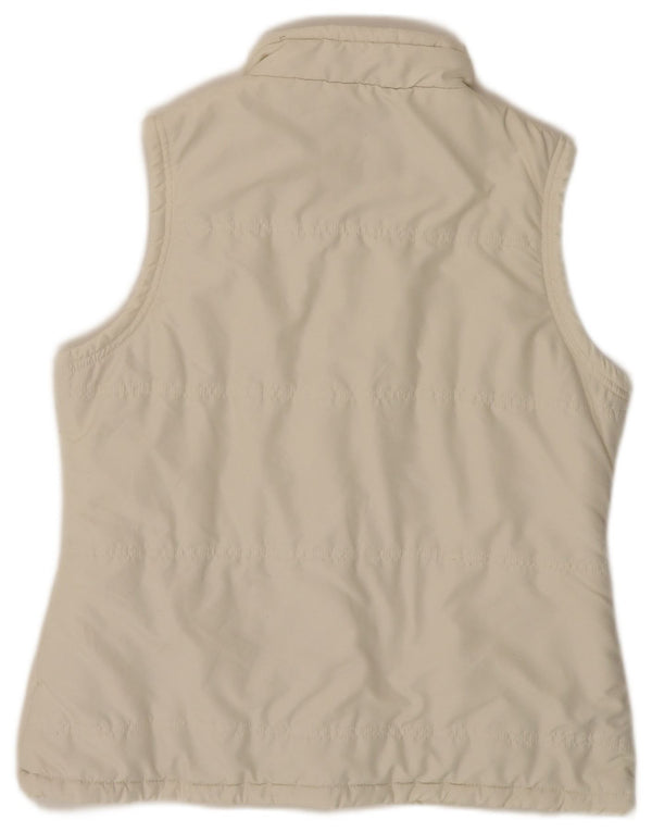 WEIRD FISH Ženska podstavljena jakna UK 14 srednje bijele boje od poliestera