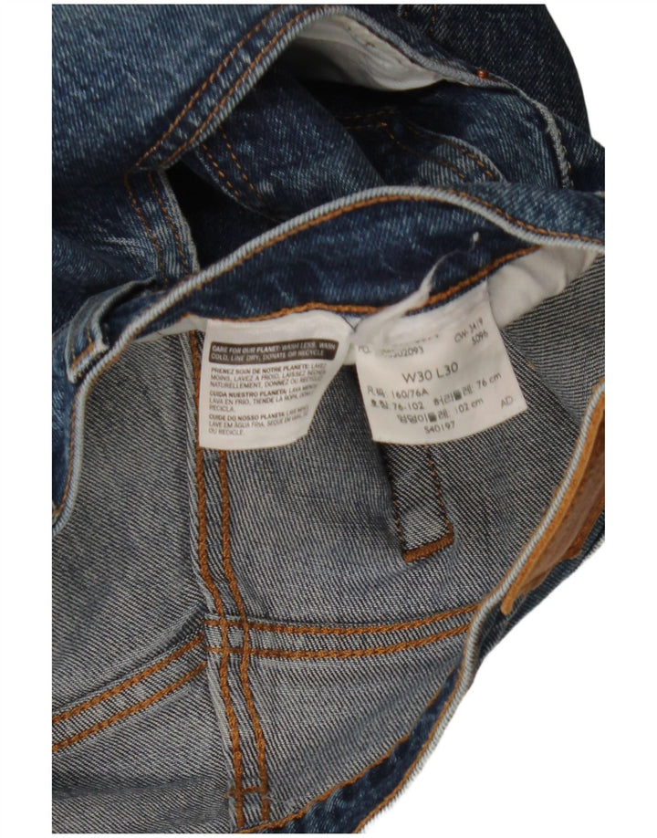 LEVI'S muške kratke traper hlače 501 W30 srednje plave