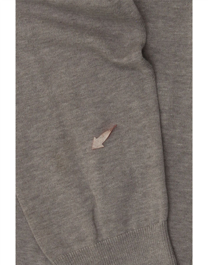 TOMMY HILFIGER Muški džemper srednje sive boje od pamuka