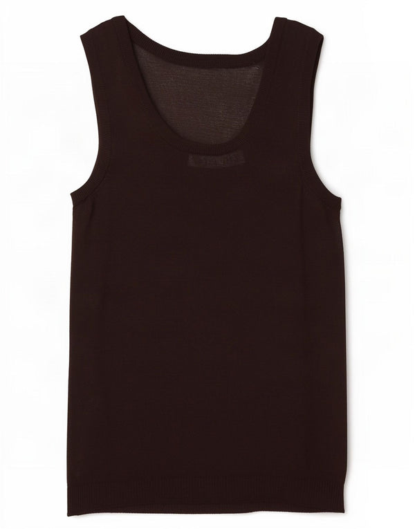 Zara ženski prsluk UK 8 Small Brown Viskoza