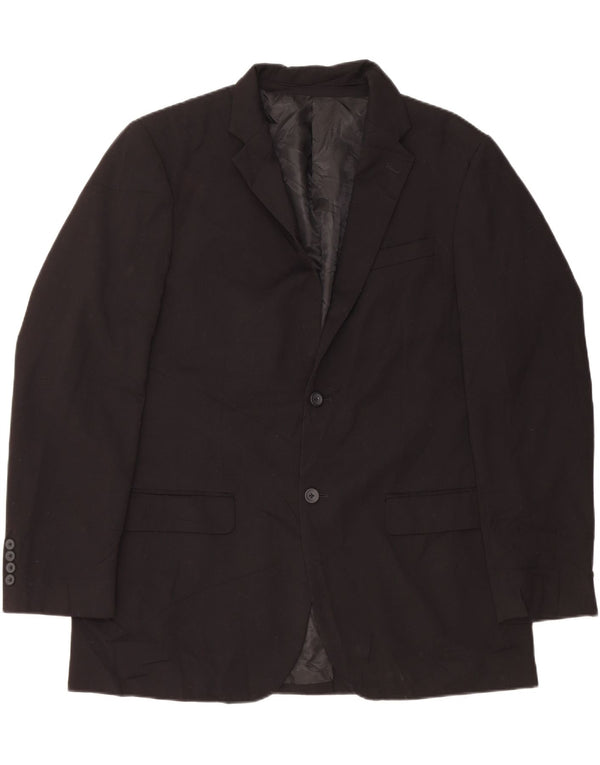 DOCKERS Muška jakna sa 2 gumba UK 42 XL crni poliester