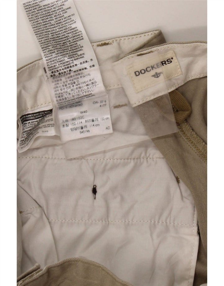 DOCKERS Muške Cargo kratke hlače W40 XL, bež pamuk