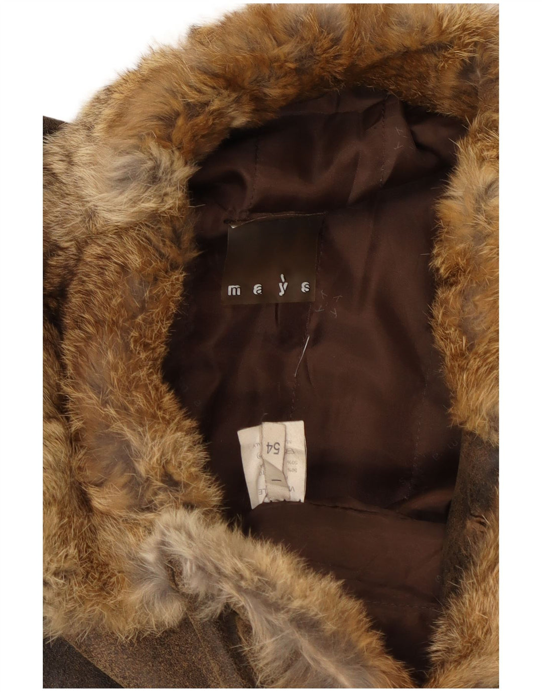 MAYS Muška kožna jakna UK 40 Large Brown Leather