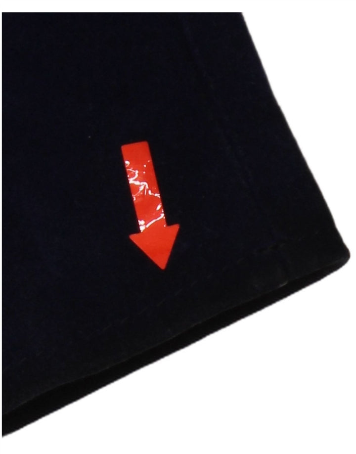 Vintage ženska jakna od brušene kože UK 12 srednje tamnoplava