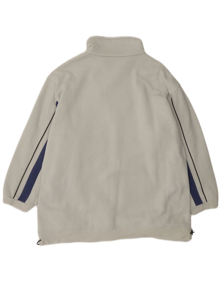 Kappa muška majica s izrezom s patentnim zatvaračem XL od bijelog pamuka