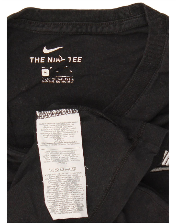 Nike Muška majica kratkih rukava srednje veličine crni pamuk