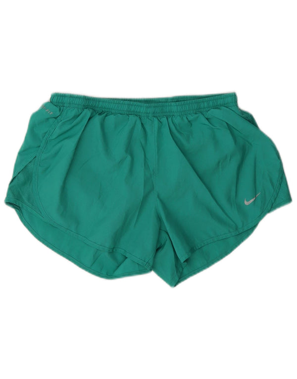 Nike ženske kratke sportske hlače Dri Fit UK 12 srednje zelene