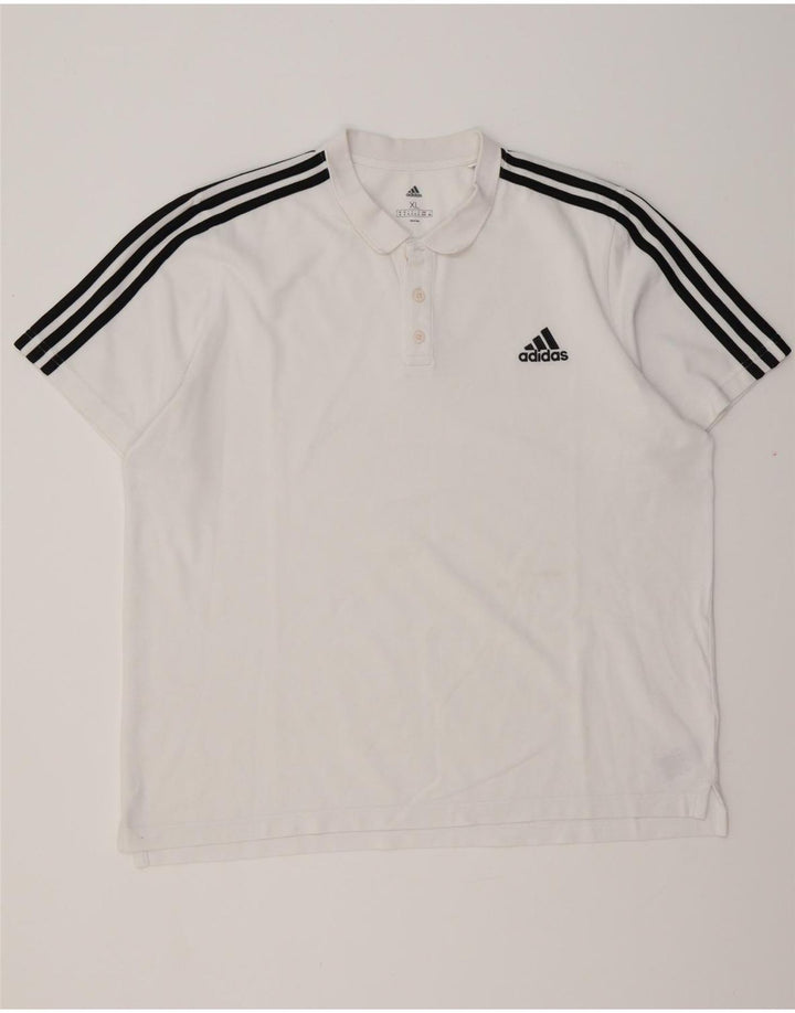 ADIDAS muška polo majica XL bijeli pamuk
