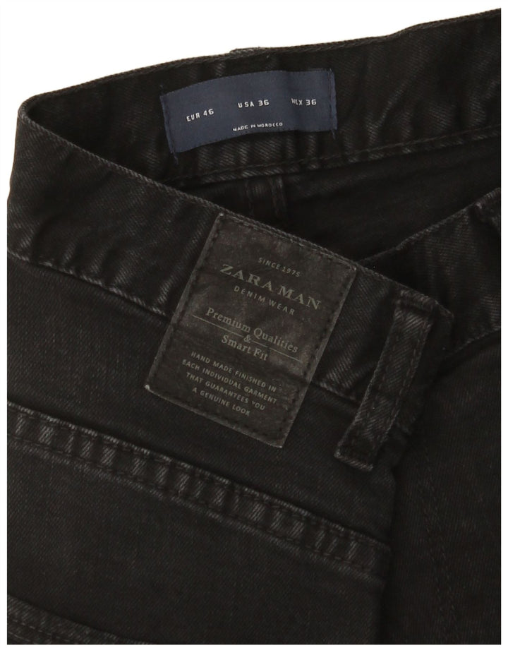 Zara muške uske traperice EU 46 XL W36 L33 crne