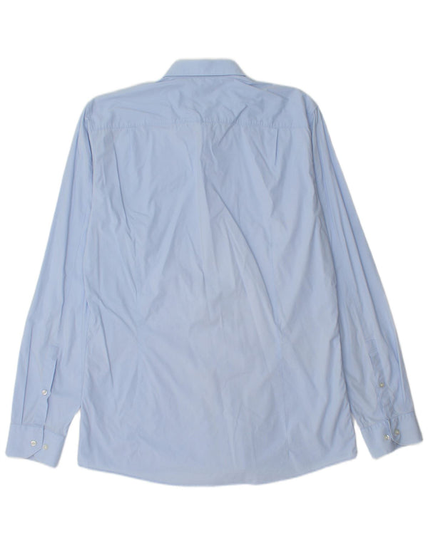 Hugo Boss muška uska košulja XL plavi pamuk