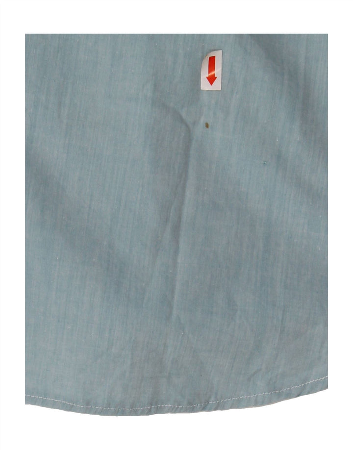 BROOKSFIELD Mens Shirt Size 40 Medium Blue Cotton Vintage Brooksfield and Second-Hand Brooksfield from Messina Hembry 