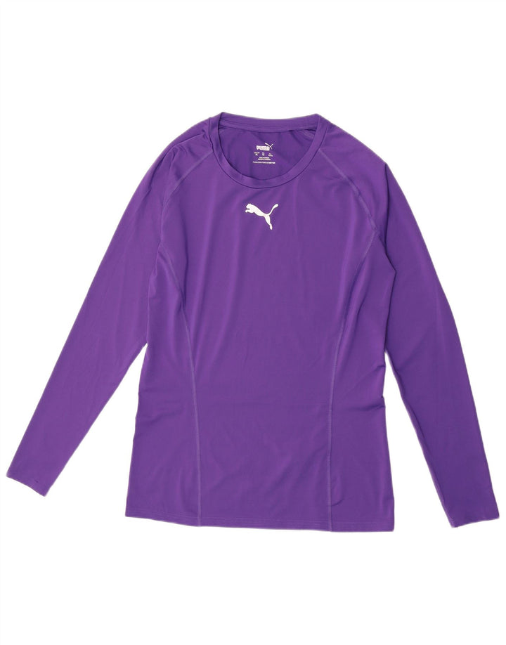 Puma ženska majica dugih rukava UK 18 XL ljubičasti poliester