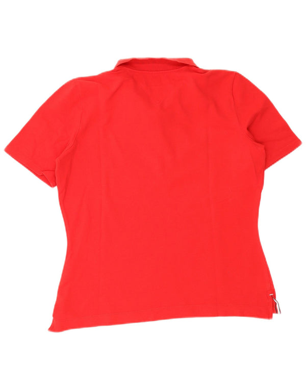 Tommy Hilfiger ženska polo majica standardnog kroja UK 12 srednje crvena