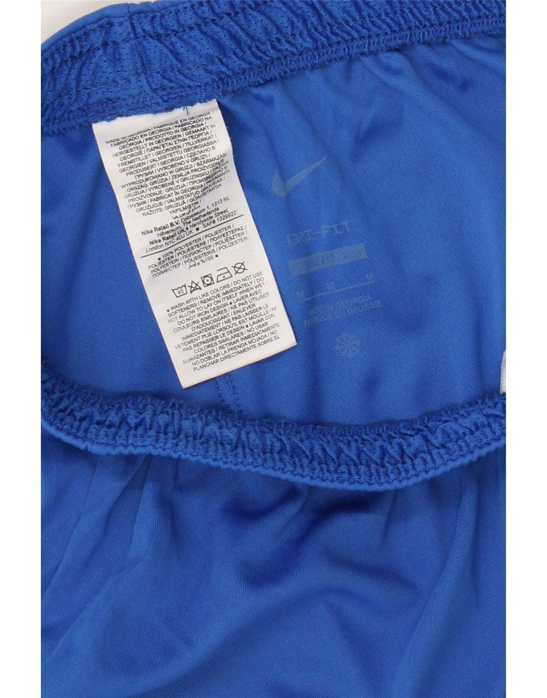 Nike muške Dri Fit Slim Fit sportske kratke hlače srednje plave boje od poliestera