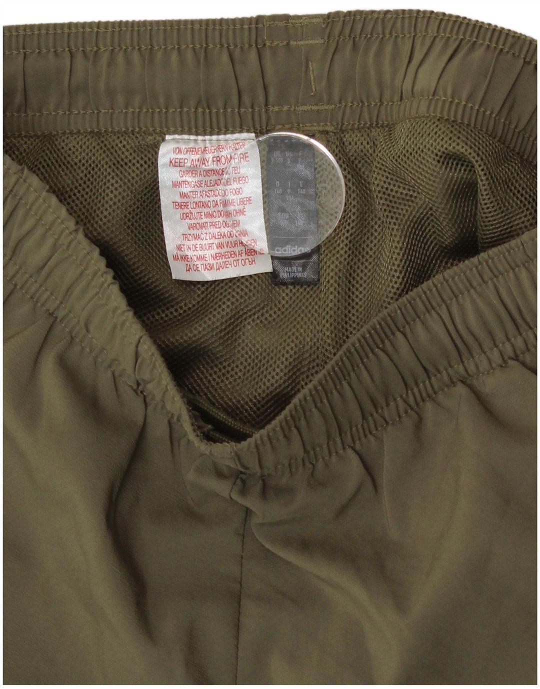 Adidas sportske kratke hlače za dječake 9-10 godina kaki poliester