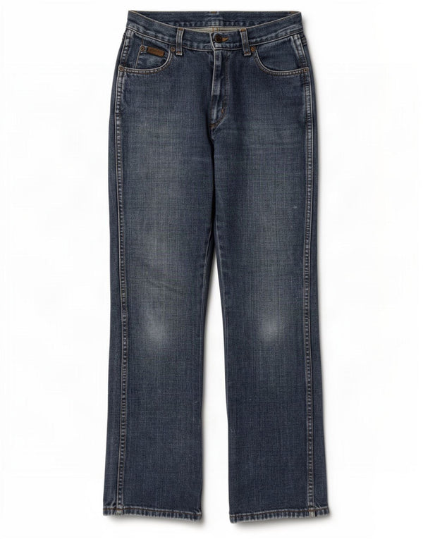 Wrangler ženske TIna traperice s visokim strukom, W26 L32, plavi pamuk