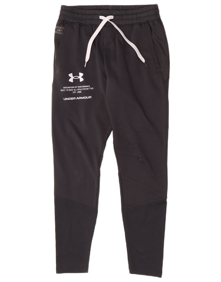 Under Armour muške trenirke Cold Gear Graphic srednje crne