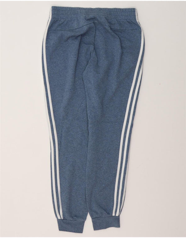 ADIDAS Ženska trenirka Hlače Joggers UK 12/14 Srednje plavi pamuk