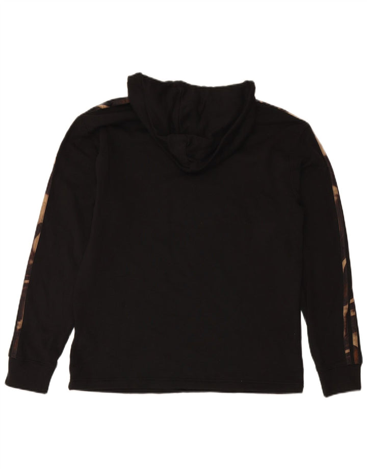 ADIDAS Ženska majica s kapuljačom UK 12/14 srednje crna kamuflažna pamuk