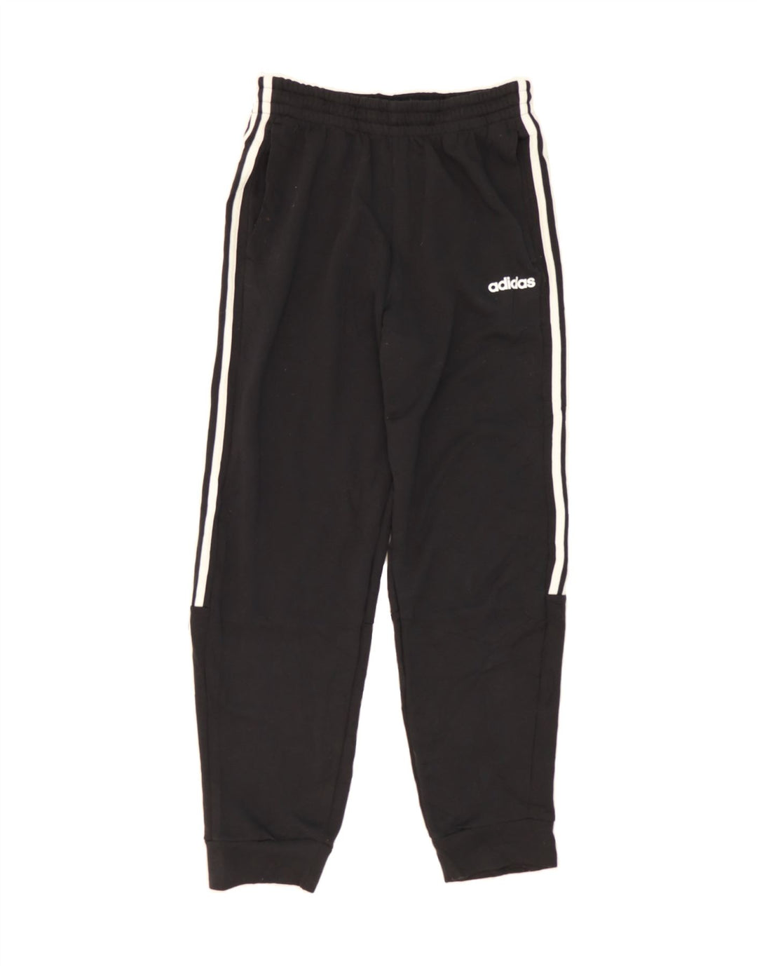ADIDAS Womens Tracksuit Trousers Joggers UK 12 Medium  Black Polyester Vintage Adidas and Second-Hand Adidas from Messina Hembry 